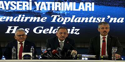 Özhaseki 2021 Yılı Kayseri Yatırımları Değerlendirme Toplantısı'nda konuştu: