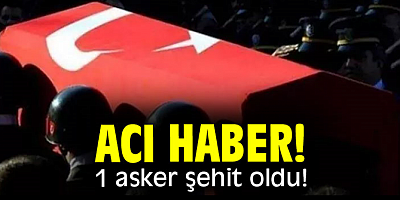 Pençe-Kilit Harekatı bölgesinde bir asker şehit oldu