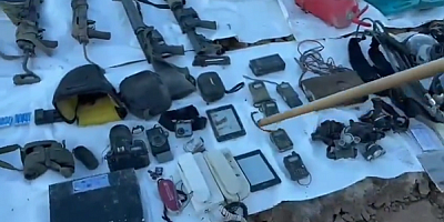 Pençe-Kilit Operasyonu bölgesinde teröristlere ait silahlar ve mühimmat ele geçirildi