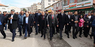  Pınarbaşı İlçesinde Cumhur ittifakı belediye başkan aday tanıtım toplantısı 