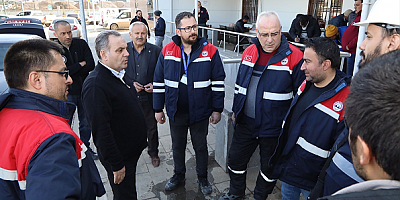 Rektör Altun, Kahramanmaraş'taki ERÜ ekibini ziyaret etti