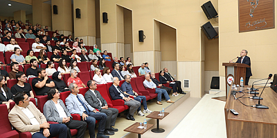 Rektör Prof. Dr. Fatih Altun, Mühendislik Fakültesi’nin Açılış Dersini Verdi