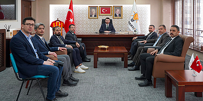 Saadet Partisi Kayseri İl Teşkilatından AK Parti İl Başkanlığına Ziyaret