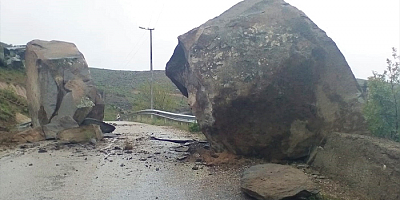 Sağanak, Ihlara Vadisi çıkışında kaya düşmesine neden oldu