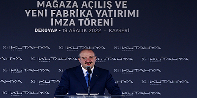 Sanayi ve Teknoloji Bakanı Varank, Kayseri'de açılışta konuştu