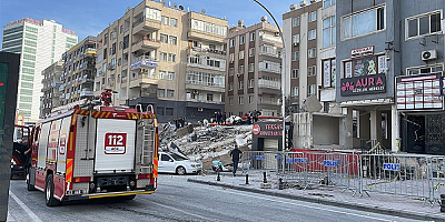 Şanlıurfa'da 6 katlı bina yıkıldı