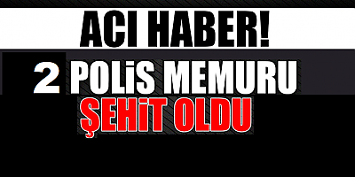 Şanlıurfa'da yaralanan 2 polis şehit oldu