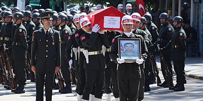 Şehit İsmet Aybek Gaziantep'te son yolculuğuna uğurlandı