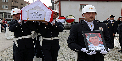 Sivas'ta görevi başında hayatını kaybeden polisin cenazesi Nevşehir'e uğurlandı