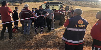 Sivas'ta traktörle tarım aletinin arasında sıkışan kişi öldü