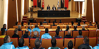 Talas Belediye Başkanı Yalçın kış çalışma ekibiyle bir araya geldi