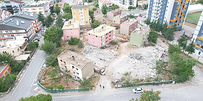 Talas Harman Mahallesi’nde kentsel dönüşüm çalışmaları