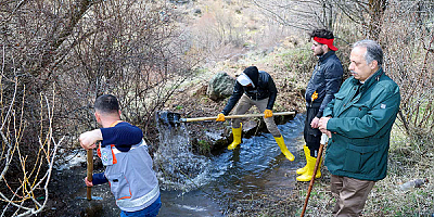 Talas'ın kanalları yaza hazırlanıyor