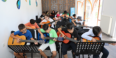 Talas'ın müzik kurslarına ilgi büyük