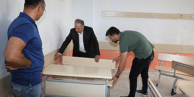 Talas'ın okullarına 2 milyon Liralık bakım onarım