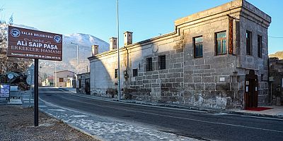 Talas'ın tarihi hamamına büyük ilgi