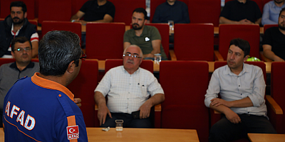 Talas personeline afad eğitimi