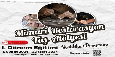 Talas Restorasyon Eğitim Merkezi’ne kayıtlar sürüyor