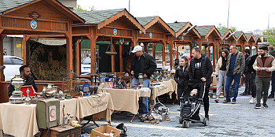 Talas'ta ‘Antika Pazarı’ devam ediyor