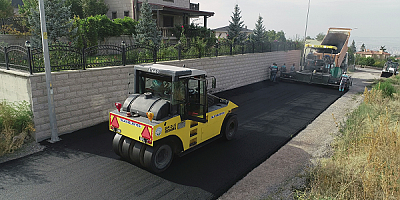 Talas'ta asfaltta sonbahar bereketi