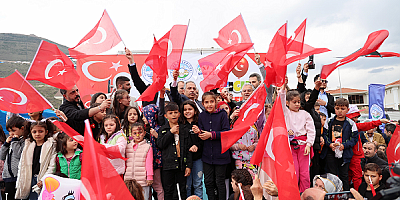 Talas'ta çocuklara çifte bayram coşkusu