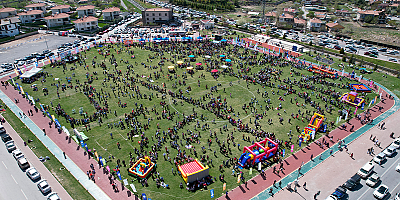Talas'ta daha önce görülmemiş 23 Nisan coşkusu