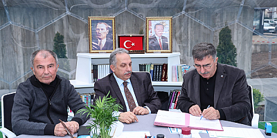 Talas'ta imzalar Başakpınar küçük sanayi sitesi için atıldı