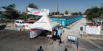 Talas'ta Kurban satış ve kesim yerleri kura ile belirlendi