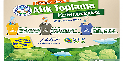 Talas'ta Okullar arası atık toplama kampanyası