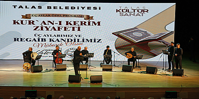 Talas'ta üç aylara özel program düzenlendi