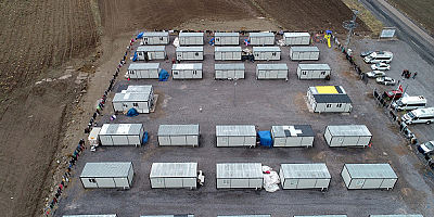 Tarım işçileri, konteyner kent ile konforlu bir yaşama kavuştu