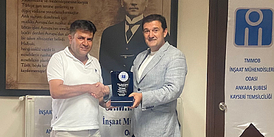 TMMOB İnşaat Mühendisleri Odası Kayseri Temsilciliği Ataması