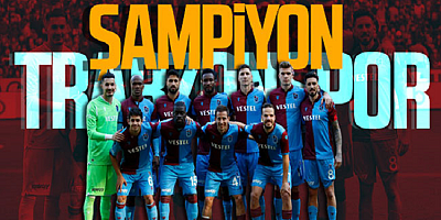 Trabzonspor sezonun bitime 3 hafta kala şampiyon 