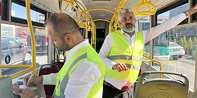 Ulaşım AŞ'den otobüslere denetim