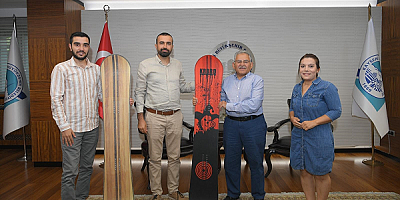 Üniversitenin ürettiği boardlar Erciyes'te adrenalin yaşatacak