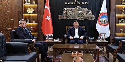 Vali Çiçek, İl Emniyet Müdürü Sinan Ergen’i Kabul Etti