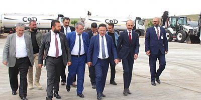 Vali Çiçek'ten biyogaz enerji ve gübre üretim tesisine ziyaret