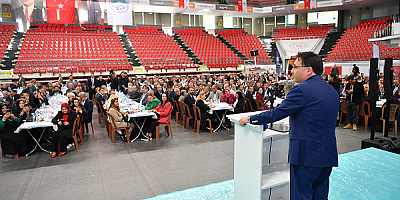 Vali Çiçek ve Başkan Büyükkılıç, Muhtarlar Günü'nde Muhtarlarla Buluştu