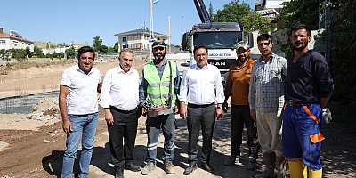 Vali Çiçek ve Başkan Yalçın proje ve yatırımları inceledi