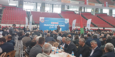 Vali Çiçek ve Büyükşehir Belediye Başkanı Büyükkılıç muhtarlarla buluştu