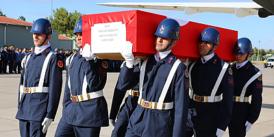 Van'da şehit olan Uzman Çavuş Bozkurt'un naaşı memleketi Kayseri'ye getirildi