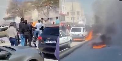 Yahyalı'da bir kişi benzin döküp kendini ateşe verdi 6 kişi yaralandı