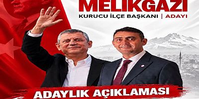 YENİ Parti Melikgazi’de Kurucu Başkan Erol Kılıç Yeniden Aday