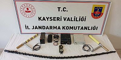 Yeşilhisar'da definecilere suçüstü  