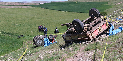 Yozgat'ta devrilen traktörün sürücüsü hayatını kaybetti
