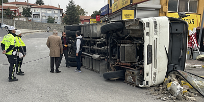 Yozgat'ta işçi servis otobüsünün devrilmesi sonucu 6 kişi yaralandı