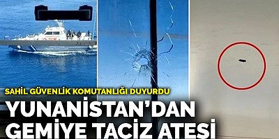Yunanistan Sahil Güvenlik birimleri  Ro-Ro gemisine taciz ateşi açtı