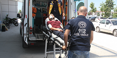 Ziyarete gittiği iş yerinde tüfekle kazara vuruldu
