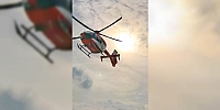 Sarız' da havale geçiren Küçük çocuğun imdadına ambulans helikopter yetişti