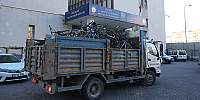 Kayseri'de 20 kamyonet dolusu çalıntı malzeme ele geçirildi